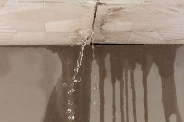 Professional Flood Damage Cleanup technician working in Wanette, OK